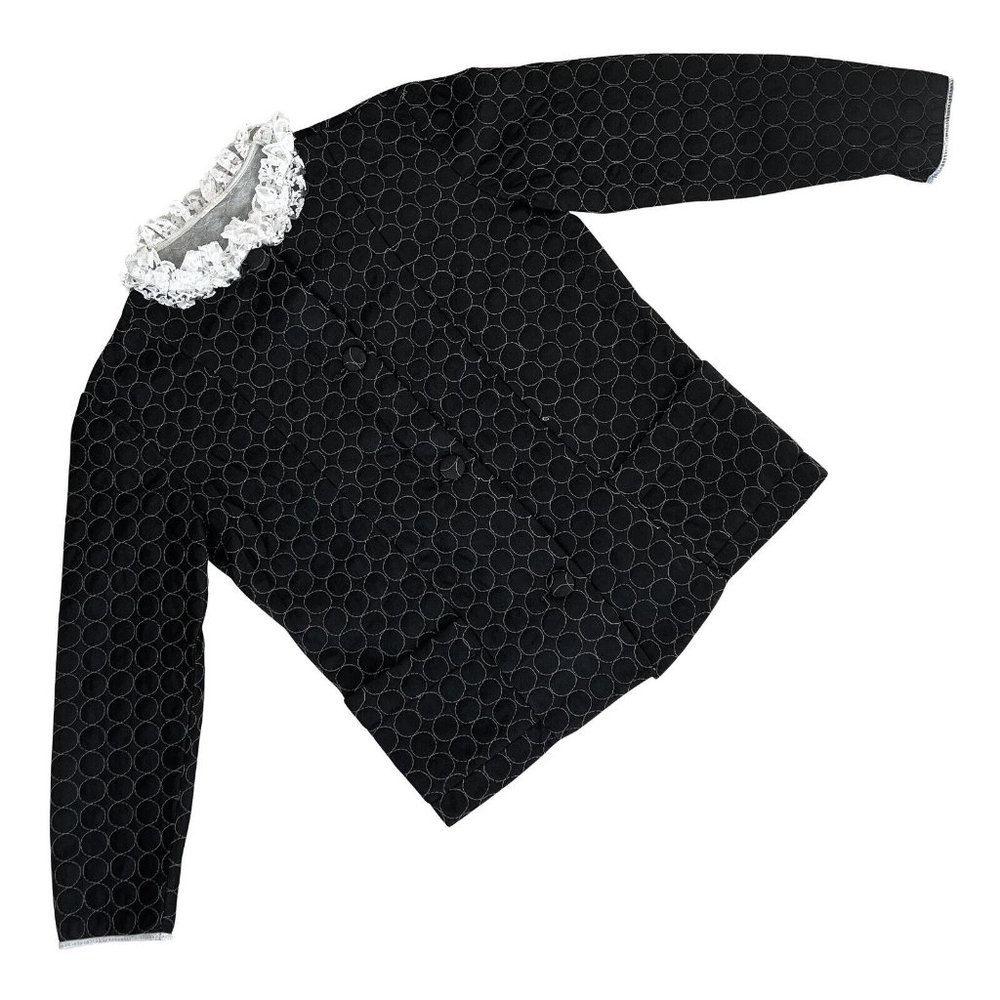 Sundazed (Norway) Vintage Tangafill Quilted Ruffle Tyrolean Shirt Jacket : M